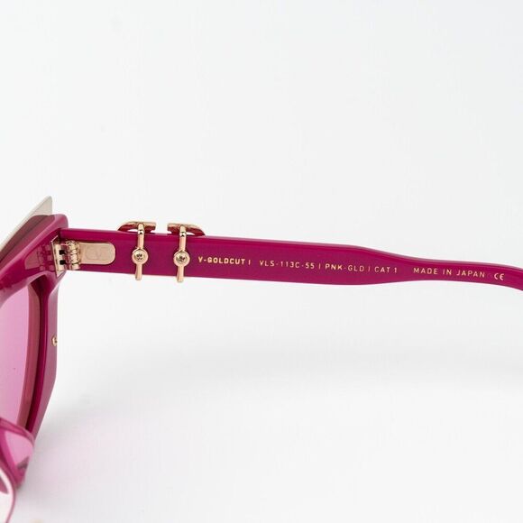 Valentino Women Sunglasses Pink Gold Cat Eye V - GOLDCUT - I VLS-113C-55 main image 5